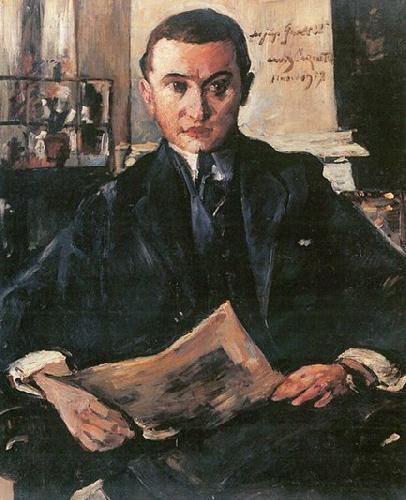 Lovis Corinth Portrait Wolfgang Gurlitt oil painting image